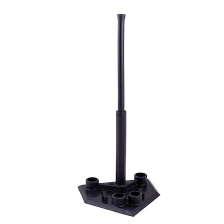 Perfectpitch Portable Batting Tee, Black - 5 Position PE51519